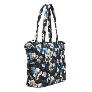 Floral Quilted Tote Bag