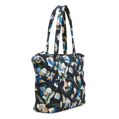 Floral Quilted Tote Bag