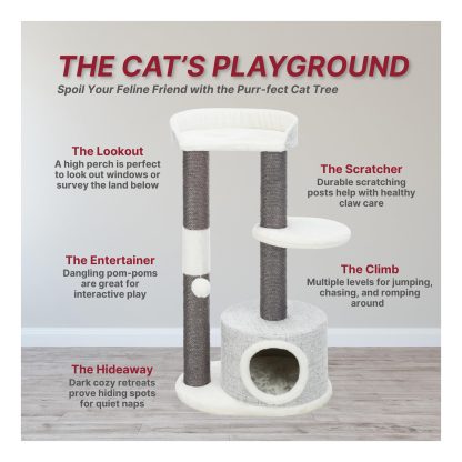 Comfortable multi-layer cat climbing frame - Image 5