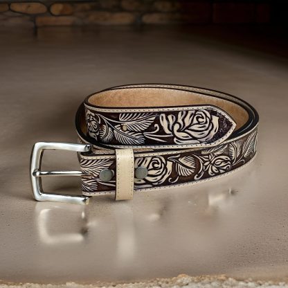 Vintage carved belt - Image 7