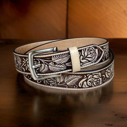 Vintage carved belt - Image 6
