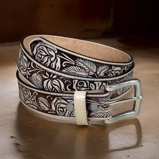Vintage carved belt