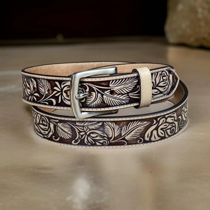 Vintage carved belt - Image 4