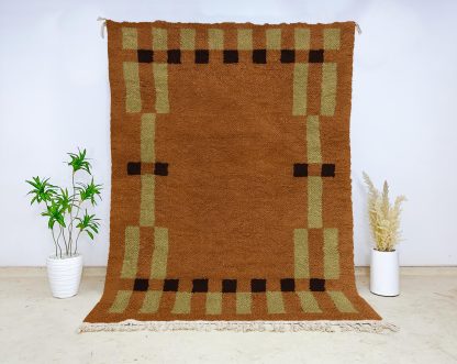 Moroccan style geometric border rug - Image 3