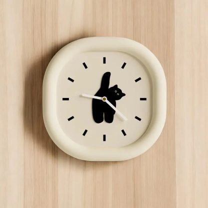 Cute cat-shaped wall clock - Image 6