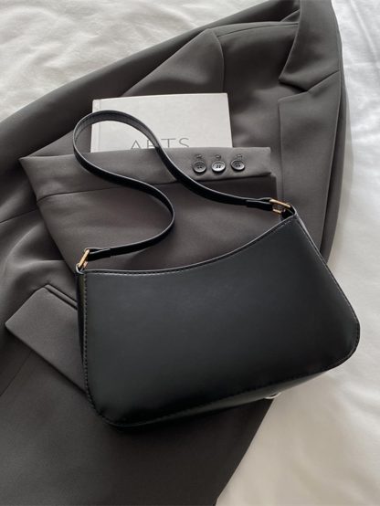 Bow-detailed leather underarm bag - Image 4