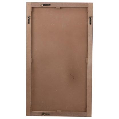 French style distressed solid wood dressing mirror - Image 3