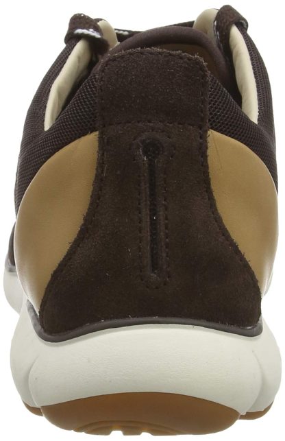 Men's brown mesh and suede sneakers - Image 4