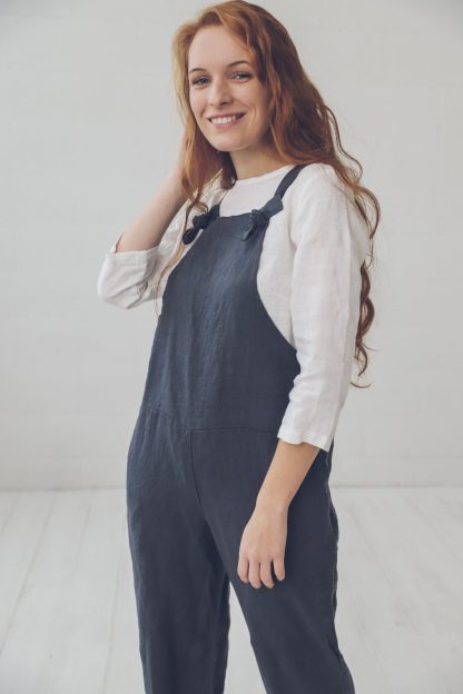 Women's linen three-quarter sleeve top - Image 5