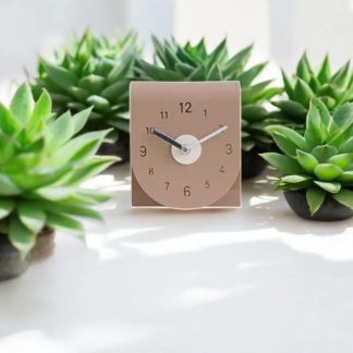 Nordic style special-shaped desktop clock