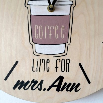 Coffee Time Custom Wall Clock - Image 5