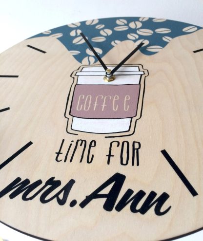 Coffee Time Custom Wall Clock - Image 2