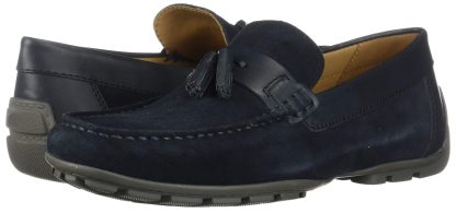 Men's Navy Suede Tassel Loafers - Image 5