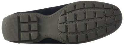 Men's Navy Suede Tassel Loafers - Image 2