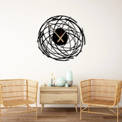 Bird's Nest Art Wall Clock - Image 3