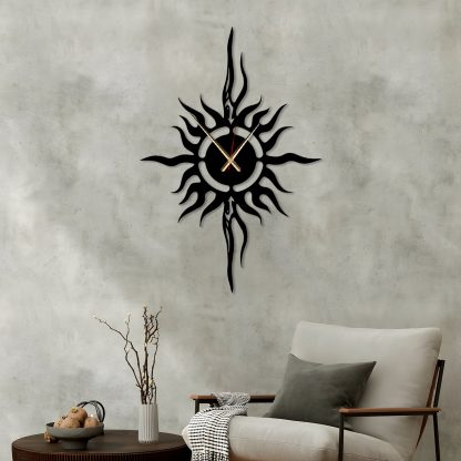 Dark Sun Totem Wall Clock - Image 6