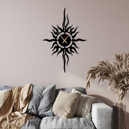 Dark Sun Totem Wall Clock - Image 5