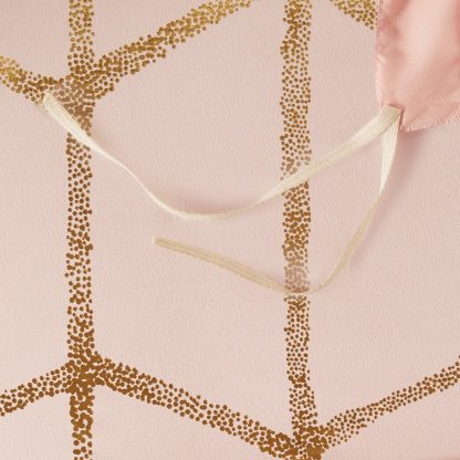 Blush and gold geometric bedding - Image 3