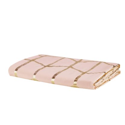 Blush and gold geometric bedding - Image 7