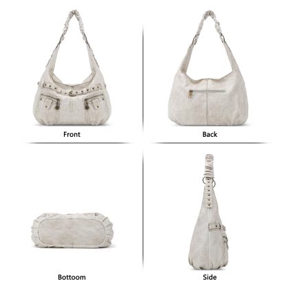 Vintage distressed wrinkled handbag - Image 5
