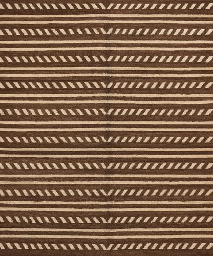 Gray and white colorblock abstract carpet