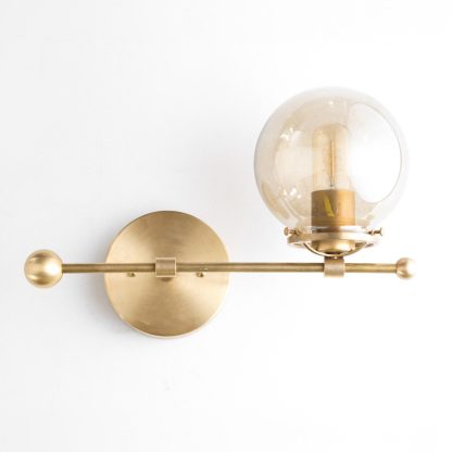 Retro industrial style spherical wall lamp - Image 4