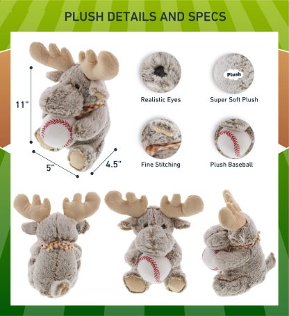 Baseball Elk Plush - Image 2