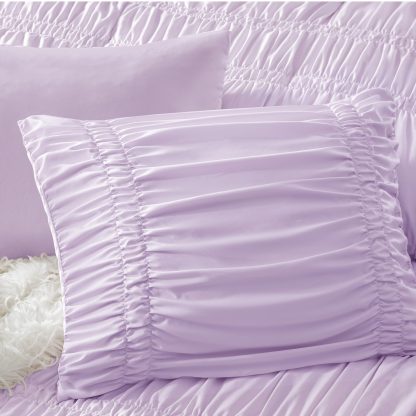 Ruffled lilac bedding set - Image 6