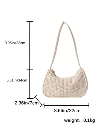 Straw underarm bag - Image 7