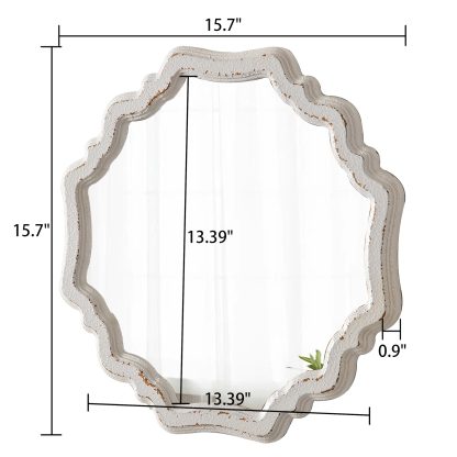 French retro petal mirror - Image 7