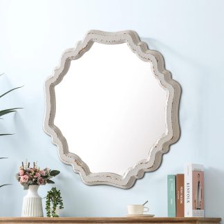 French retro petal mirror