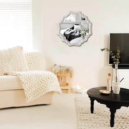 French retro petal mirror - Image 4