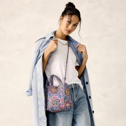 Paisley quilted tote bag - Image 3