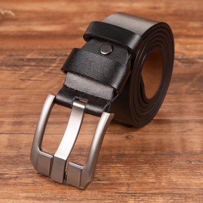 Simple business leather belt - Image 2