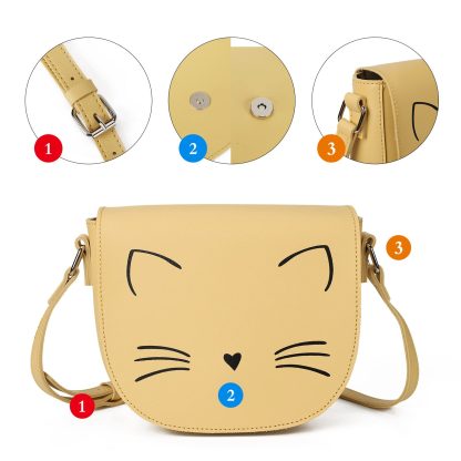 Cute cat crossbody bag - Image 6