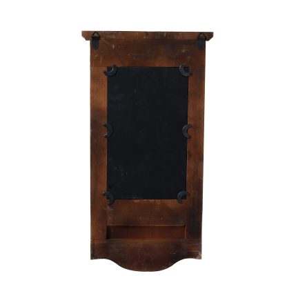 Retro distressed solid wood mirror hook integrated ornament - Image 3