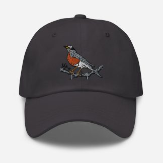 Robin embroidered baseball cap