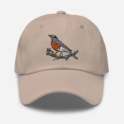Robin embroidered baseball cap - Image 2