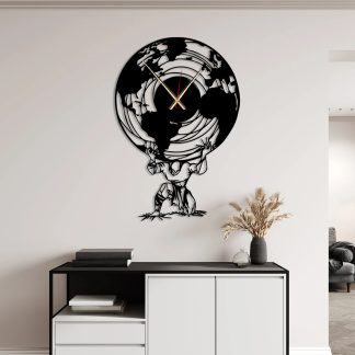 Atlas Inspired Wall Clock