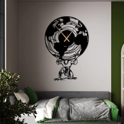 Atlas Inspired Wall Clock - Image 2