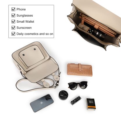 Classic messenger style crossbody bag - Image 2