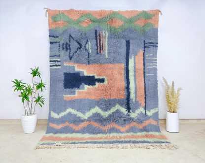 Artistic graffiti style handmade carpet - Image 3