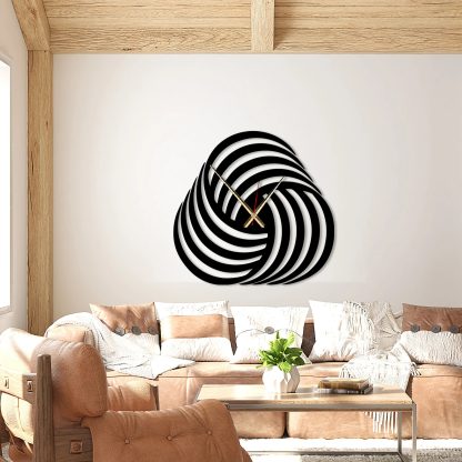 Optical illusion spiral wall clock - Image 6