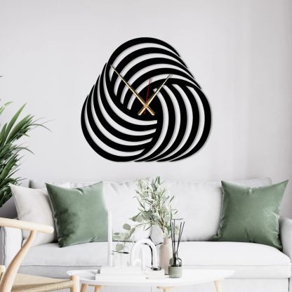 Optical illusion spiral wall clock - Image 3