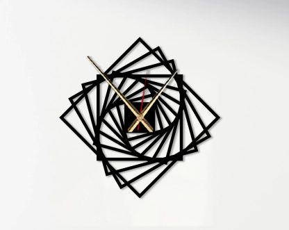 Geometric spiral wall clock - Image 5