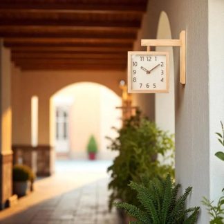 Creative double-sided wall clock