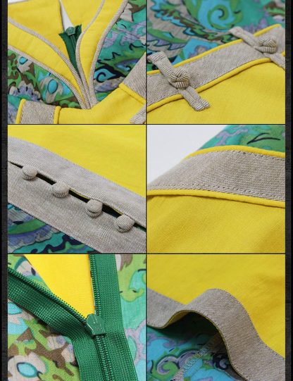 Contrast color panel sleeveless dress - Image 7