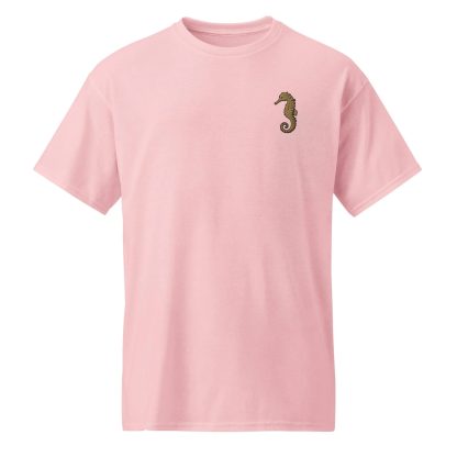Simple Seahorse Embroidered T-Shirt