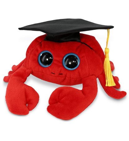 Graduation commemorative red crab plush toy