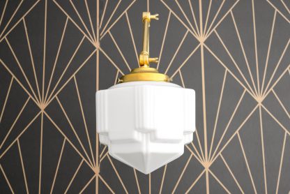 Retro Geometric Folding Arm Wall Lamp - Image 2